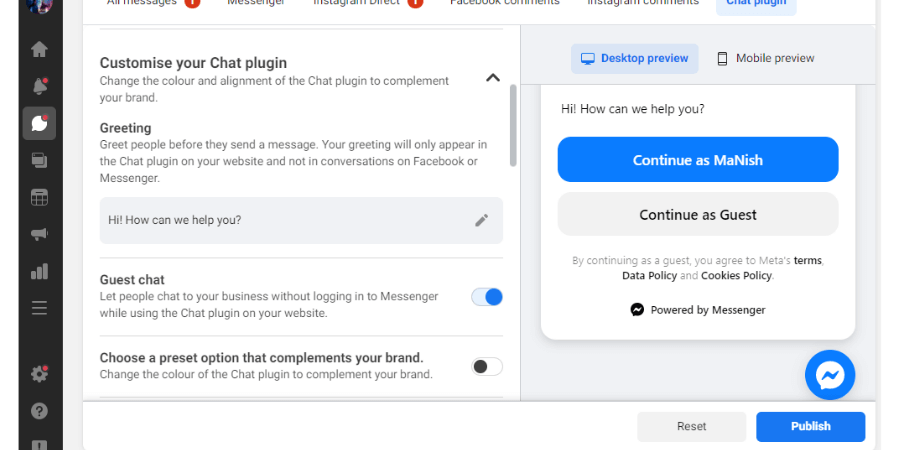 messenger-chatbot-customization-inside-website-steps2